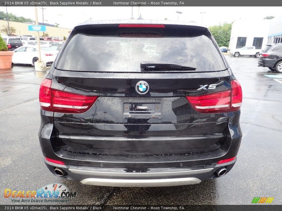 2014 BMW X5 xDrive35i Black Sapphire Metallic / Black Photo #6