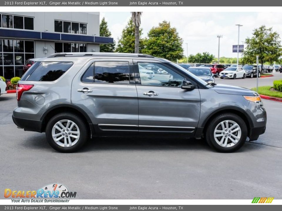 2013 Ford Explorer XLT Ginger Ale Metallic / Medium Light Stone Photo #8