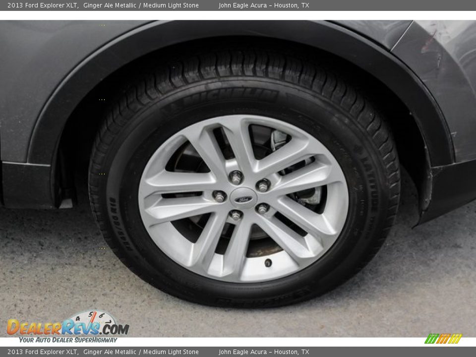 2013 Ford Explorer XLT Ginger Ale Metallic / Medium Light Stone Photo #10