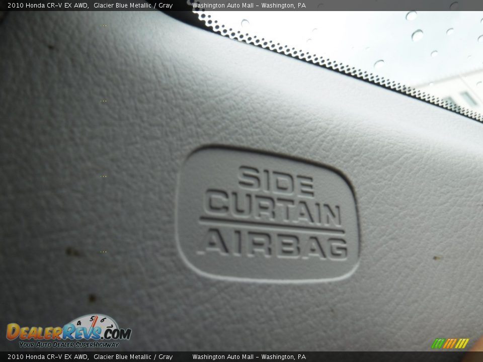 2010 Honda CR-V EX AWD Glacier Blue Metallic / Gray Photo #18