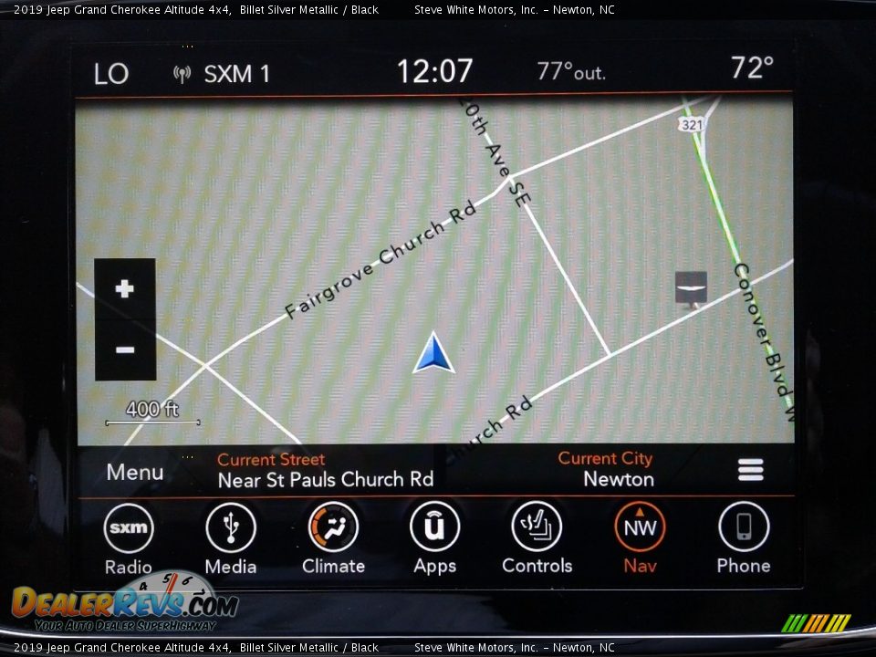 2019 Jeep Grand Cherokee Altitude 4x4 Billet Silver Metallic / Black Photo #24