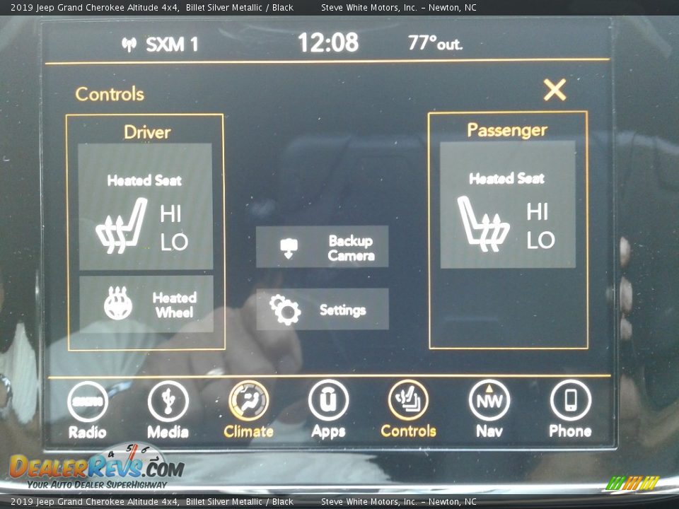 2019 Jeep Grand Cherokee Altitude 4x4 Billet Silver Metallic / Black Photo #26