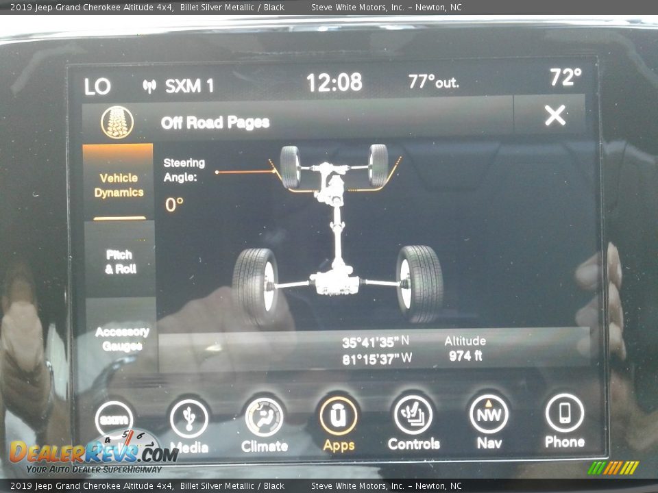 2019 Jeep Grand Cherokee Altitude 4x4 Billet Silver Metallic / Black Photo #28