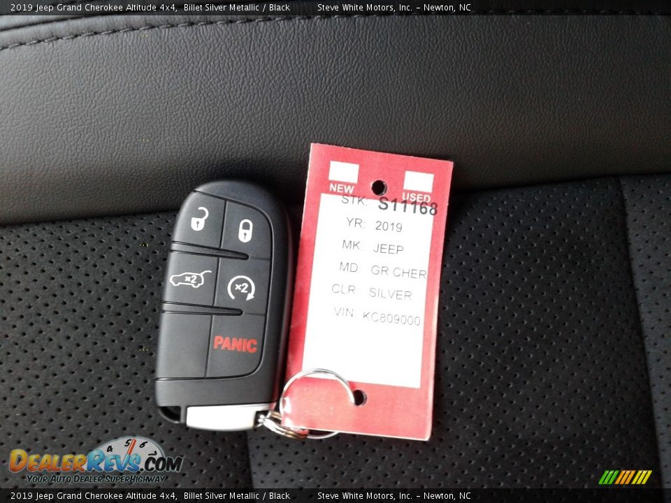 2019 Jeep Grand Cherokee Altitude 4x4 Billet Silver Metallic / Black Photo #34