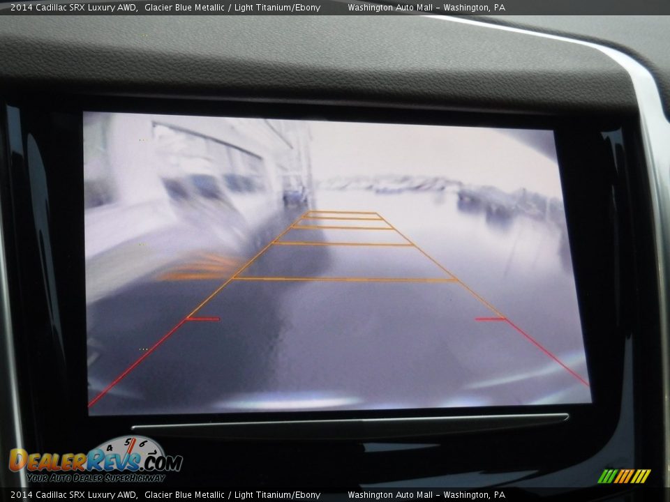 2014 Cadillac SRX Luxury AWD Glacier Blue Metallic / Light Titanium/Ebony Photo #13