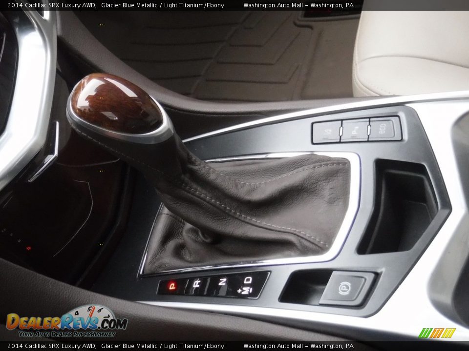 2014 Cadillac SRX Luxury AWD Glacier Blue Metallic / Light Titanium/Ebony Photo #15