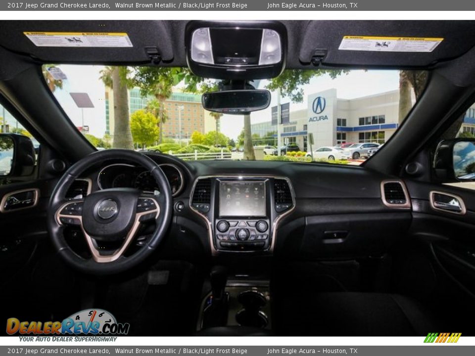 2017 Jeep Grand Cherokee Laredo Walnut Brown Metallic / Black/Light Frost Beige Photo #9