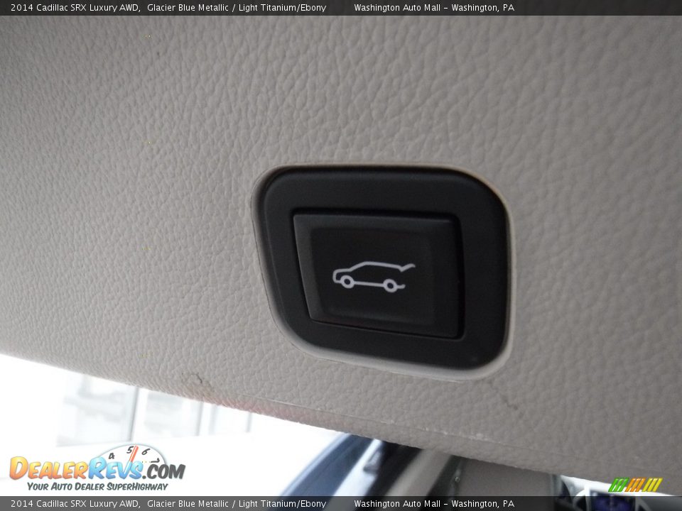 2014 Cadillac SRX Luxury AWD Glacier Blue Metallic / Light Titanium/Ebony Photo #25