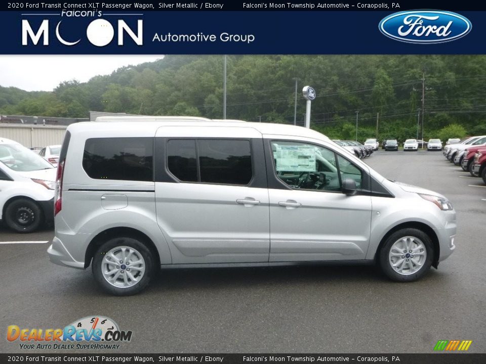 2020 Ford Transit Connect XLT Passenger Wagon Silver Metallic / Ebony Photo #1