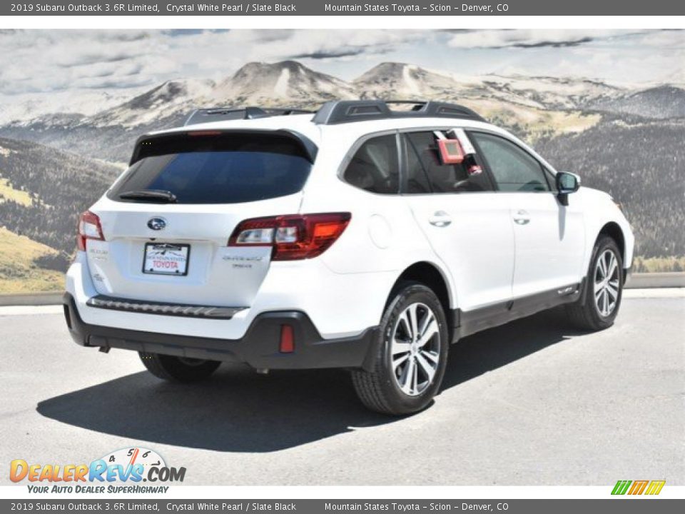 2019 Subaru Outback 3.6R Limited Crystal White Pearl / Slate Black Photo #3