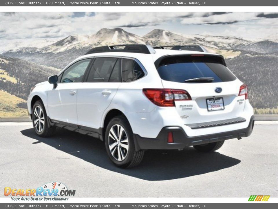 2019 Subaru Outback 3.6R Limited Crystal White Pearl / Slate Black Photo #7