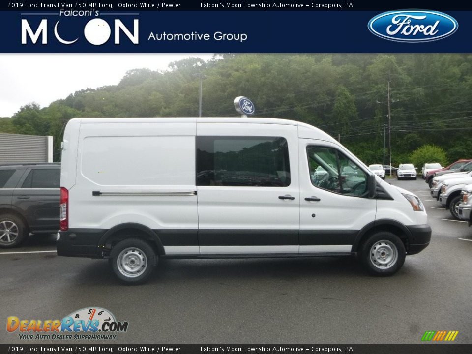 2019 Ford Transit Van 250 MR Long Oxford White / Pewter Photo #1