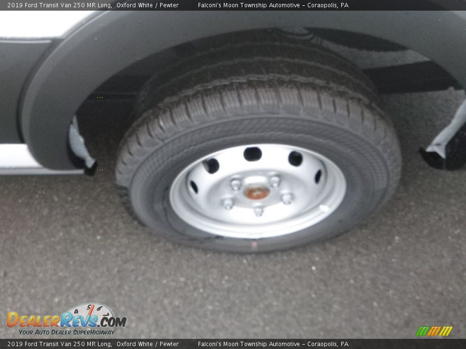 2019 Ford Transit Van 250 MR Long Oxford White / Pewter Photo #7