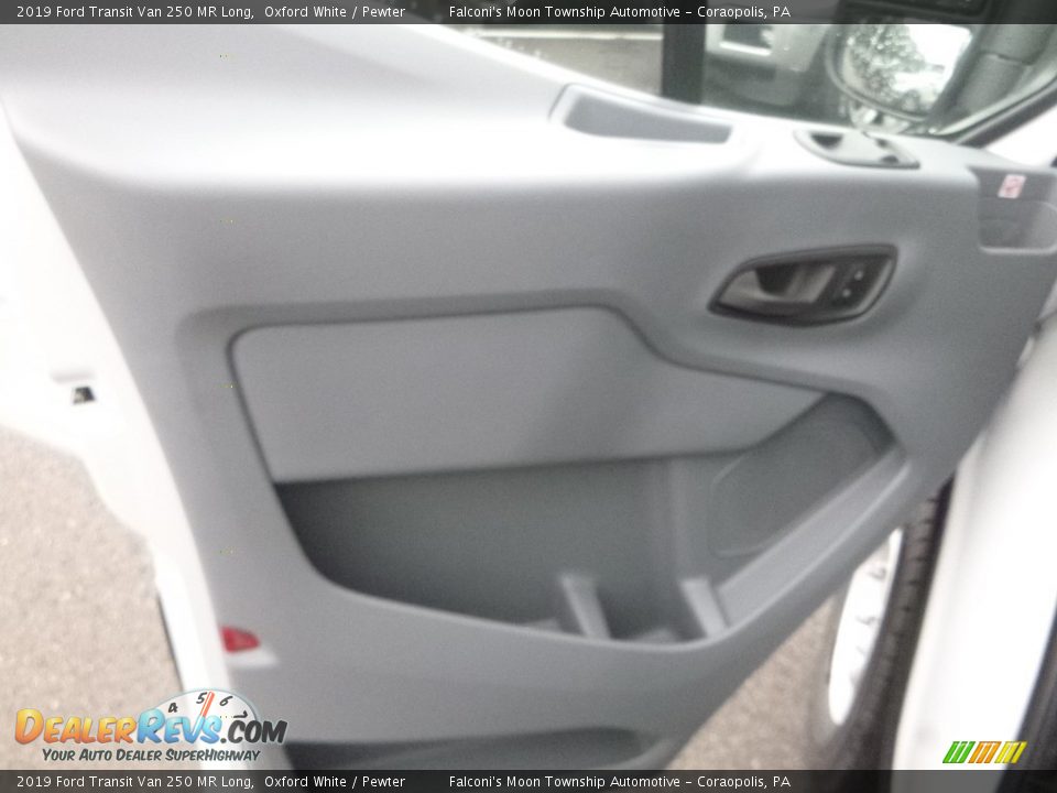 2019 Ford Transit Van 250 MR Long Oxford White / Pewter Photo #9