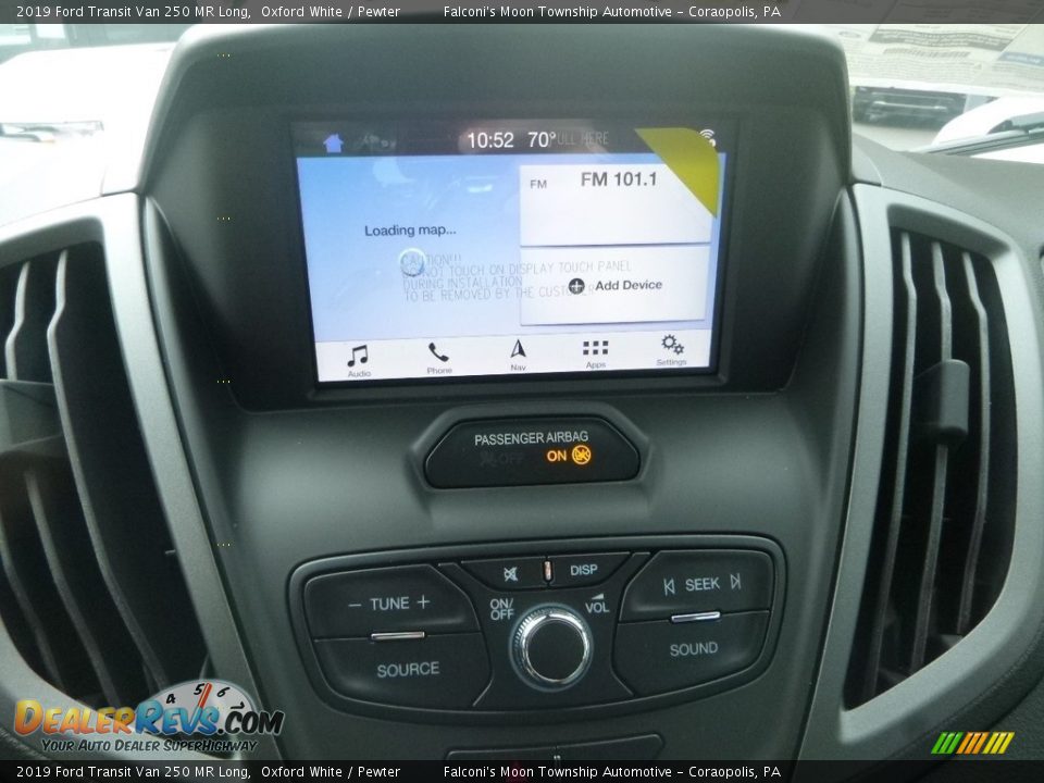 2019 Ford Transit Van 250 MR Long Oxford White / Pewter Photo #11