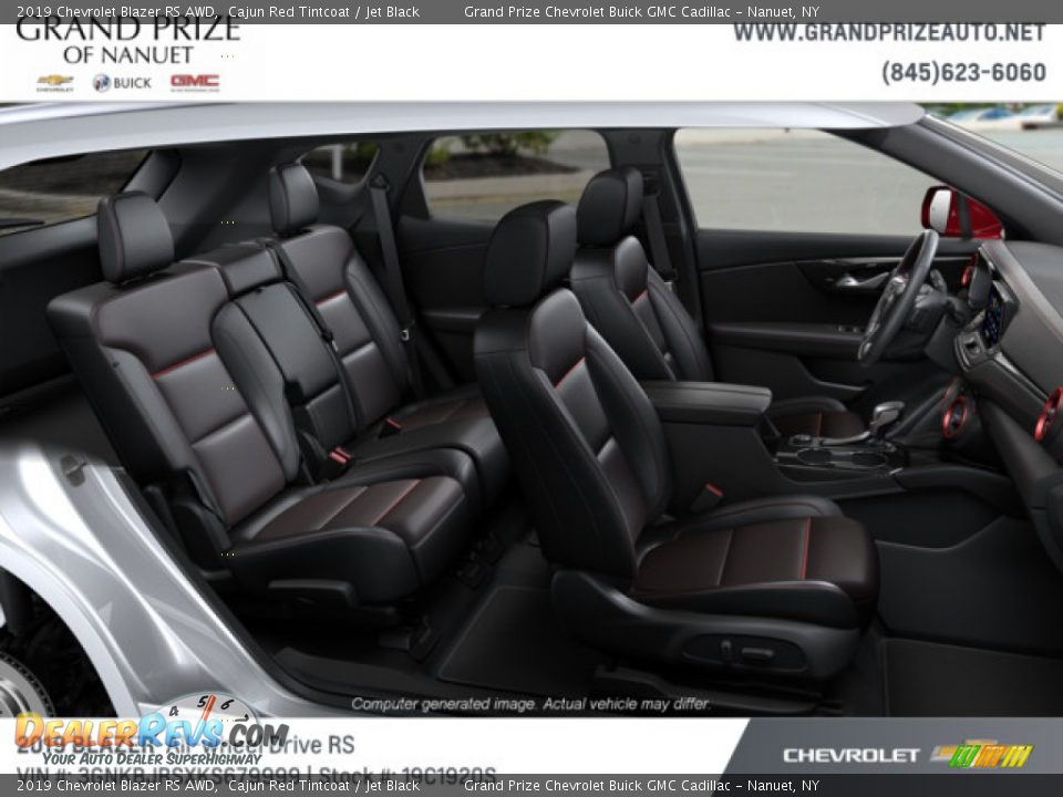 2019 Chevrolet Blazer RS AWD Cajun Red Tintcoat / Jet Black Photo #2