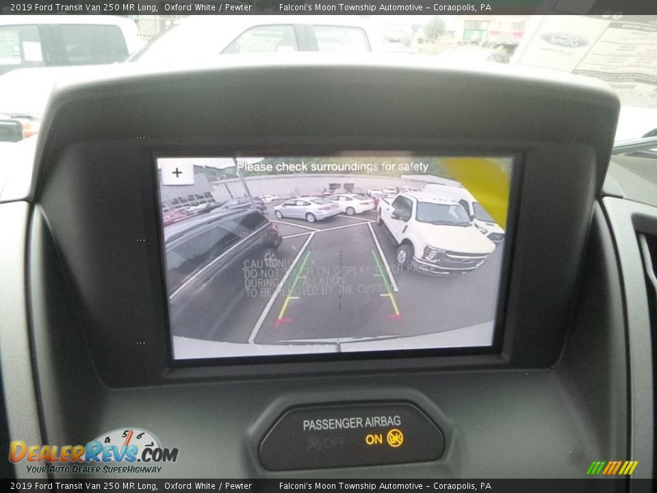 2019 Ford Transit Van 250 MR Long Oxford White / Pewter Photo #13