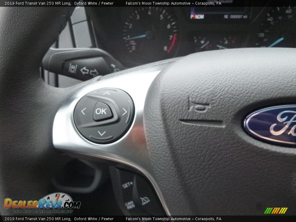 2019 Ford Transit Van 250 MR Long Oxford White / Pewter Photo #15