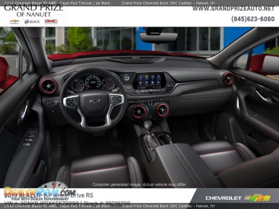 2019 Chevrolet Blazer RS AWD Cajun Red Tintcoat / Jet Black Photo #7