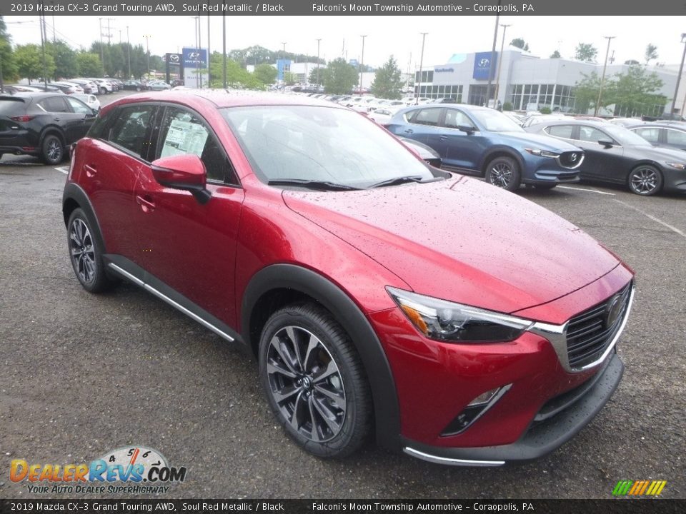 2019 Mazda CX-3 Grand Touring AWD Soul Red Metallic / Black Photo #3