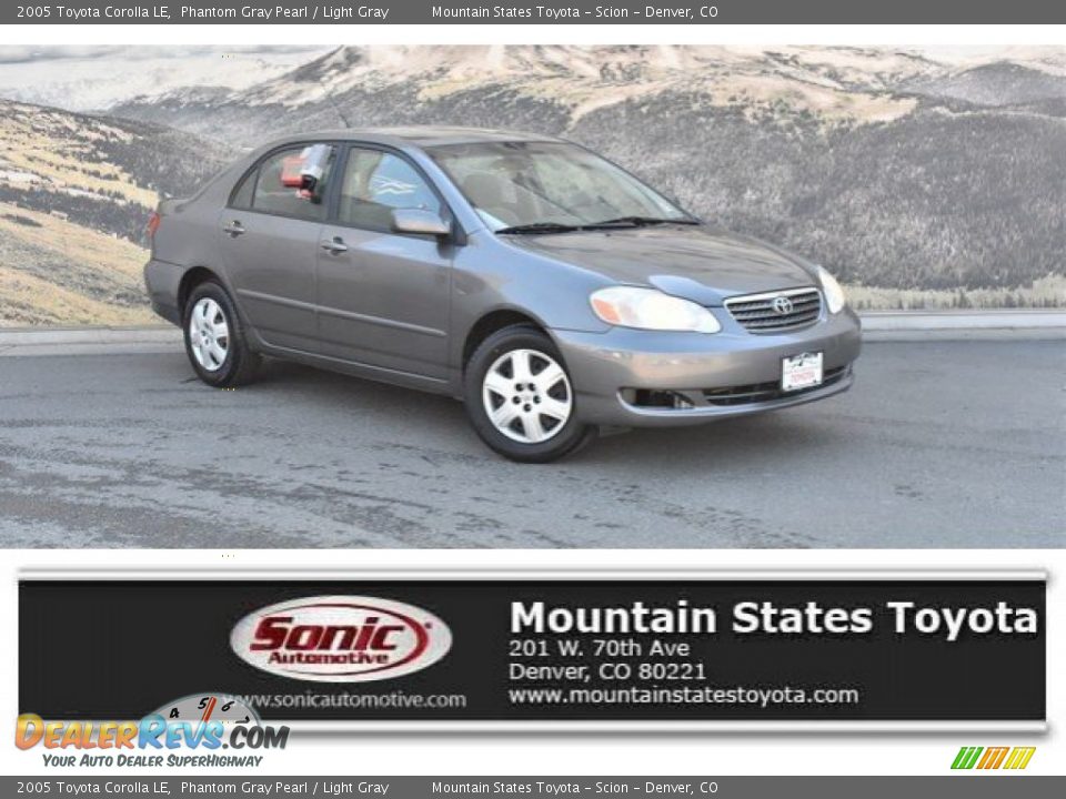 2005 Toyota Corolla LE Phantom Gray Pearl / Light Gray Photo #1