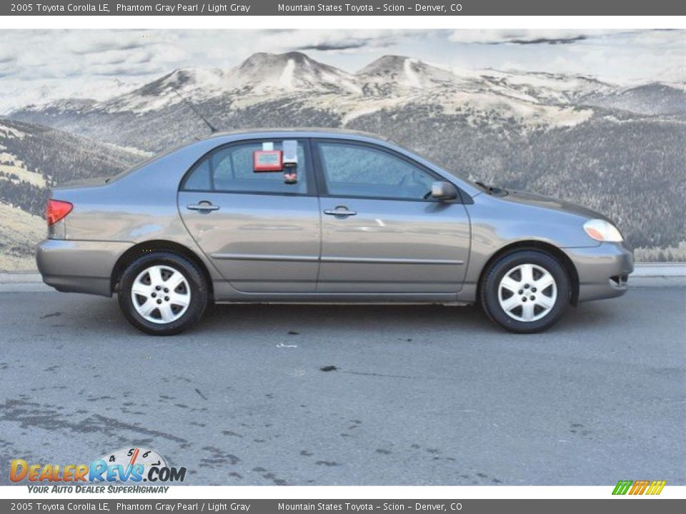 2005 Toyota Corolla LE Phantom Gray Pearl / Light Gray Photo #2