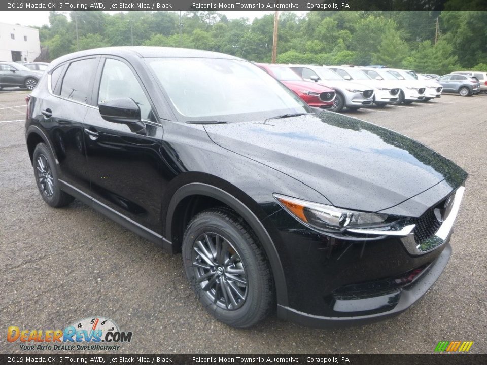 2019 Mazda CX-5 Touring AWD Jet Black Mica / Black Photo #3