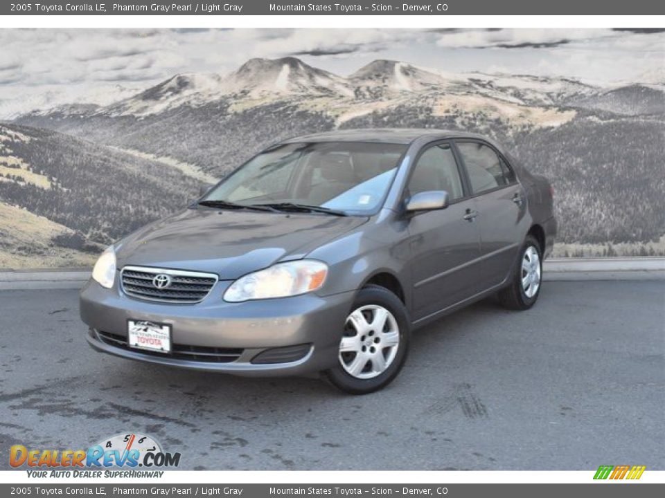 2005 Toyota Corolla LE Phantom Gray Pearl / Light Gray Photo #5