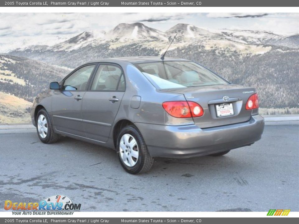 2005 Toyota Corolla LE Phantom Gray Pearl / Light Gray Photo #7
