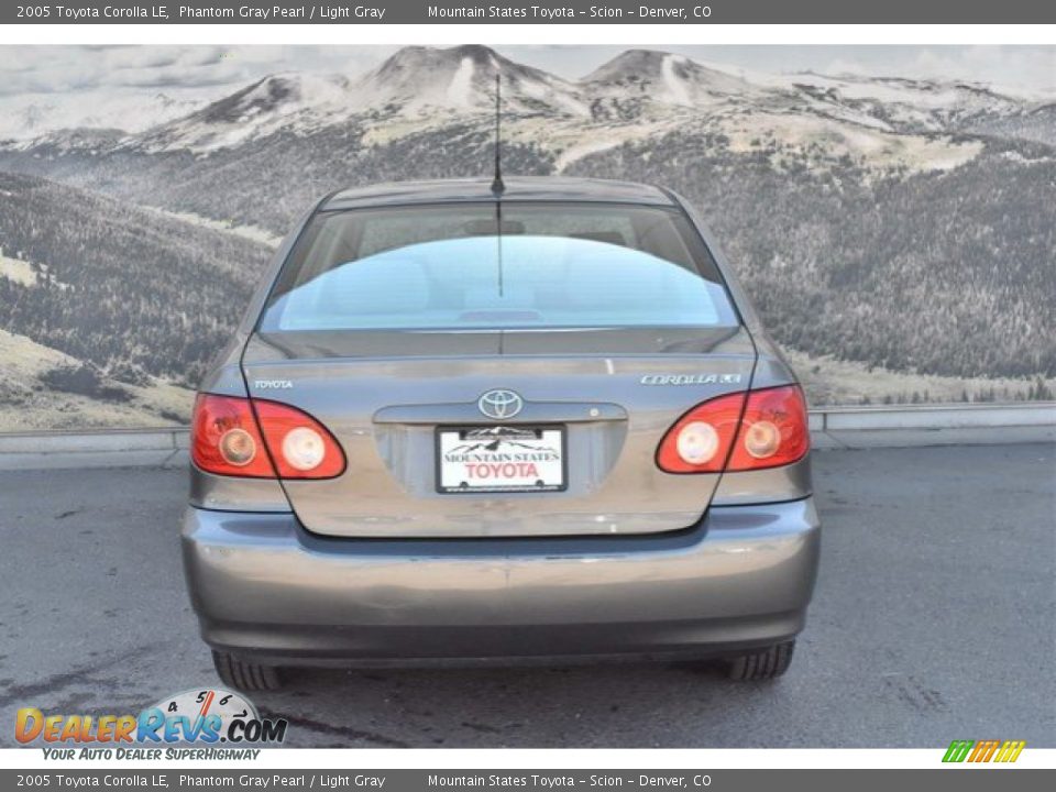 2005 Toyota Corolla LE Phantom Gray Pearl / Light Gray Photo #8