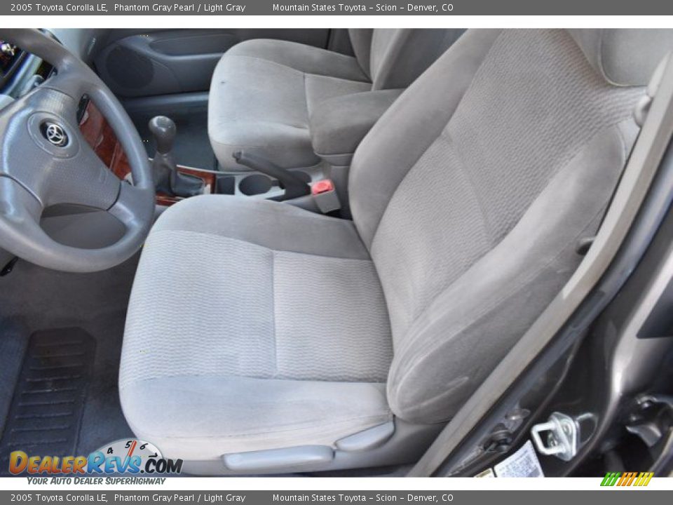 2005 Toyota Corolla LE Phantom Gray Pearl / Light Gray Photo #11