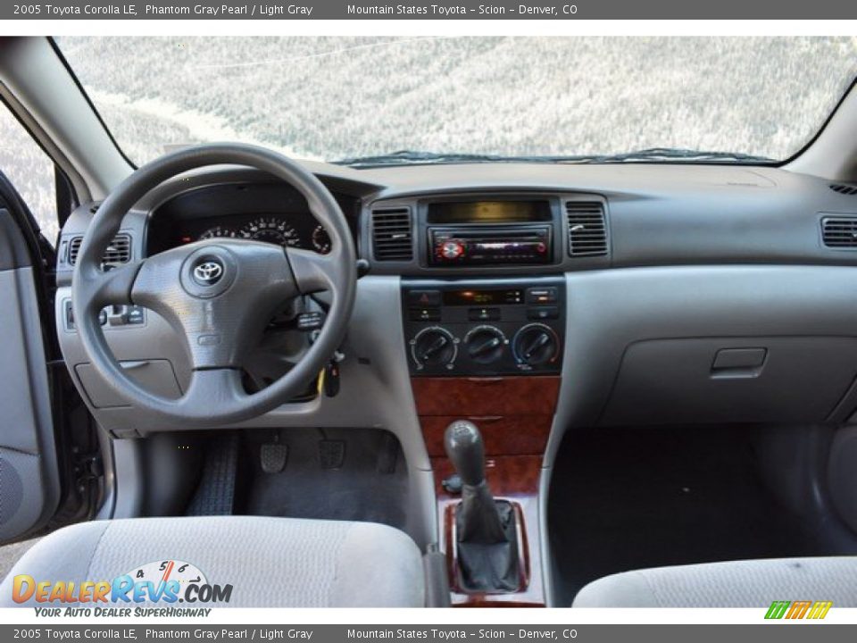 2005 Toyota Corolla LE Phantom Gray Pearl / Light Gray Photo #13