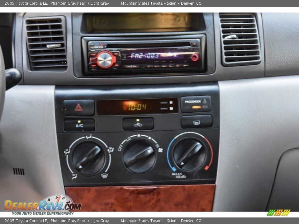 2005 Toyota Corolla LE Phantom Gray Pearl / Light Gray Photo #14