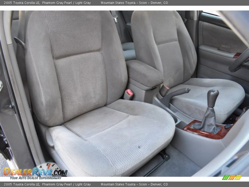 2005 Toyota Corolla LE Phantom Gray Pearl / Light Gray Photo #18