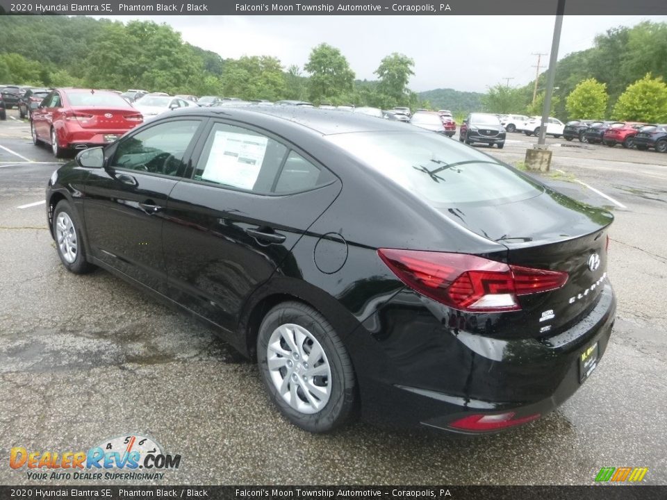2020 Hyundai Elantra SE Phantom Black / Black Photo #6
