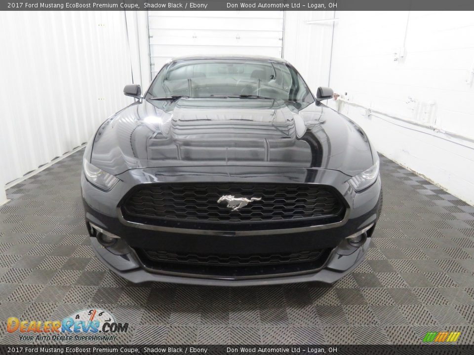 2017 Ford Mustang EcoBoost Premium Coupe Shadow Black / Ebony Photo #5