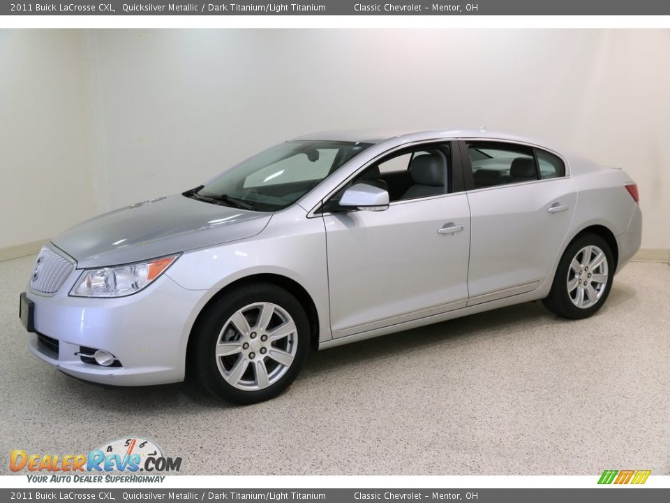 2011 Buick LaCrosse CXL Quicksilver Metallic / Dark Titanium/Light Titanium Photo #3