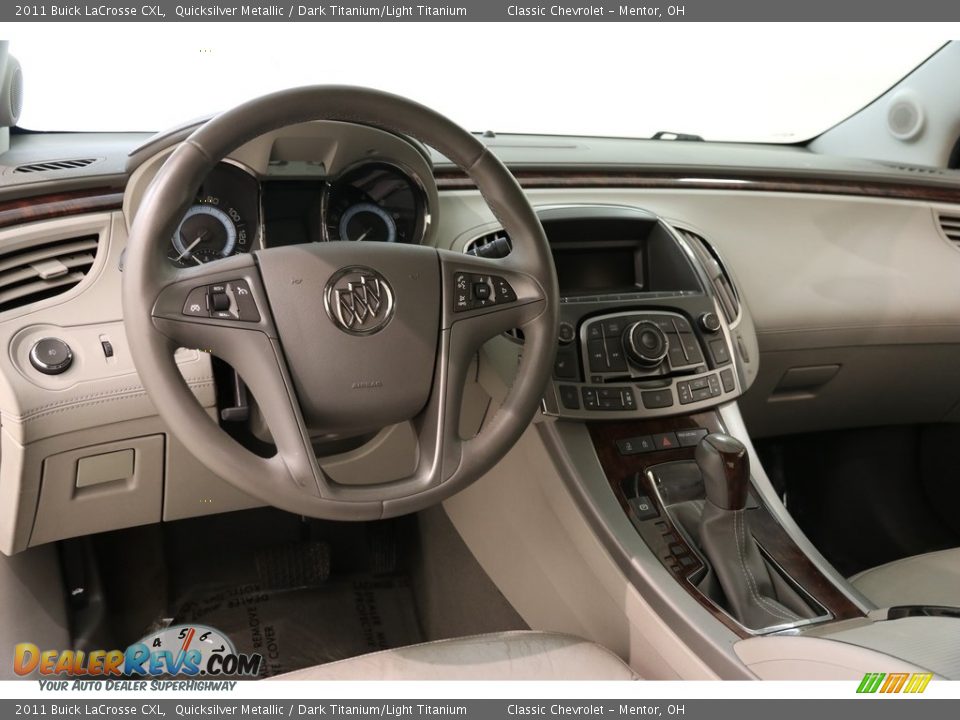 2011 Buick LaCrosse CXL Quicksilver Metallic / Dark Titanium/Light Titanium Photo #6