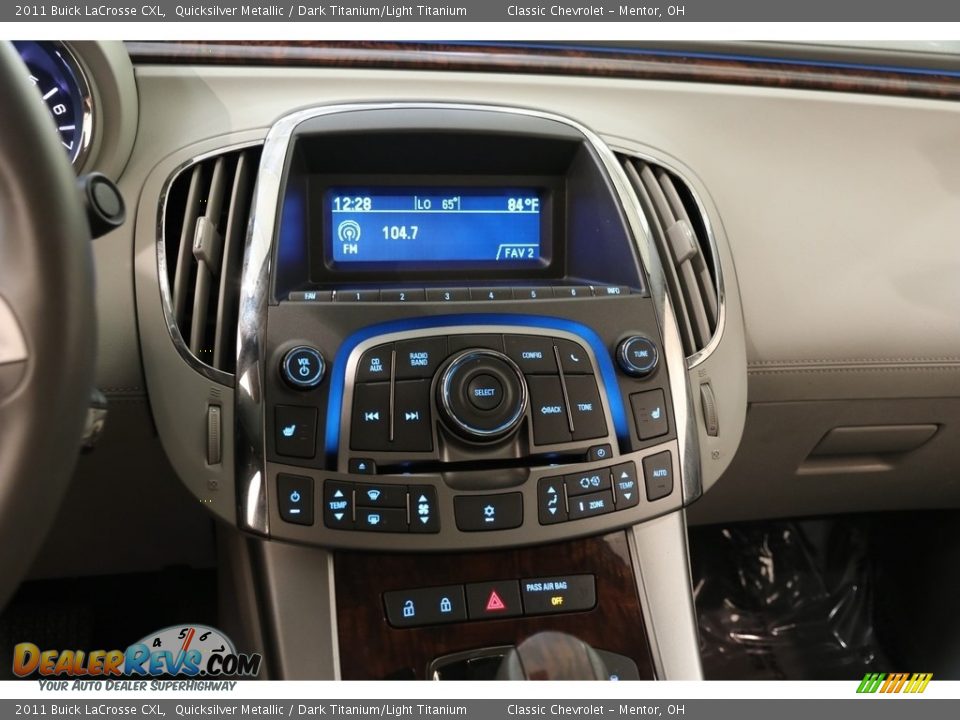 2011 Buick LaCrosse CXL Quicksilver Metallic / Dark Titanium/Light Titanium Photo #9