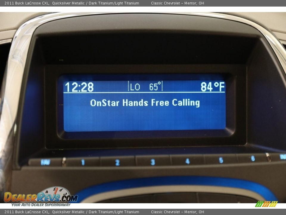 2011 Buick LaCrosse CXL Quicksilver Metallic / Dark Titanium/Light Titanium Photo #10