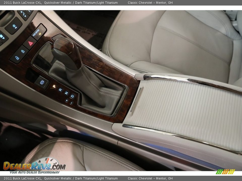 2011 Buick LaCrosse CXL Quicksilver Metallic / Dark Titanium/Light Titanium Photo #11