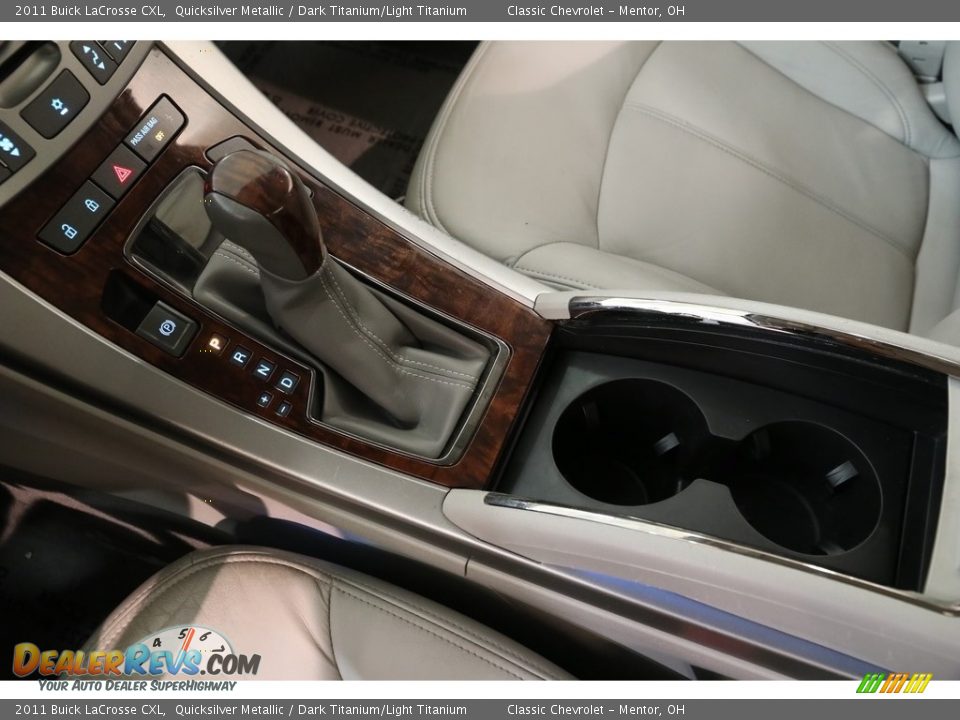 2011 Buick LaCrosse CXL Quicksilver Metallic / Dark Titanium/Light Titanium Photo #12