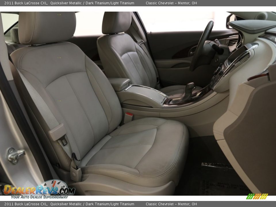 2011 Buick LaCrosse CXL Quicksilver Metallic / Dark Titanium/Light Titanium Photo #13