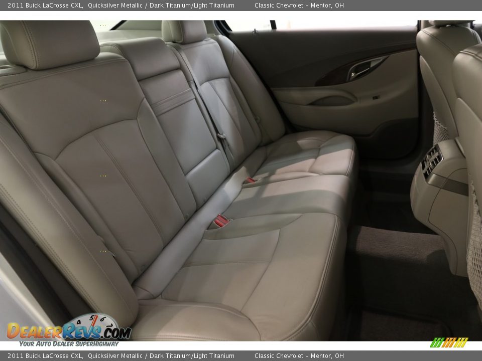 2011 Buick LaCrosse CXL Quicksilver Metallic / Dark Titanium/Light Titanium Photo #14