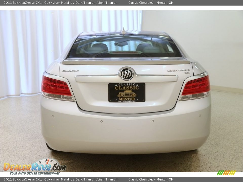 2011 Buick LaCrosse CXL Quicksilver Metallic / Dark Titanium/Light Titanium Photo #16