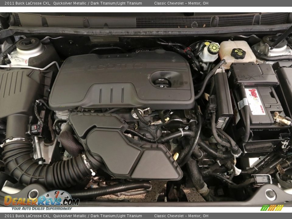2011 Buick LaCrosse CXL Quicksilver Metallic / Dark Titanium/Light Titanium Photo #17