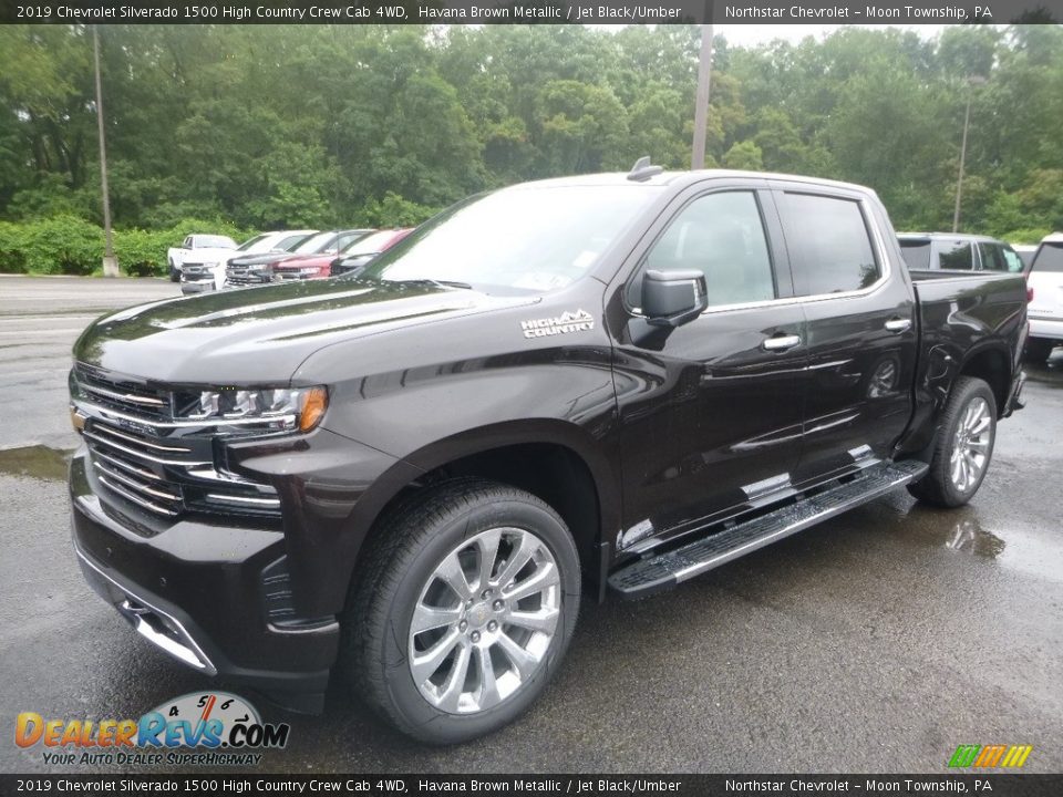 2019 Chevrolet Silverado 1500 High Country Crew Cab 4WD Havana Brown Metallic / Jet Black/Umber Photo #1