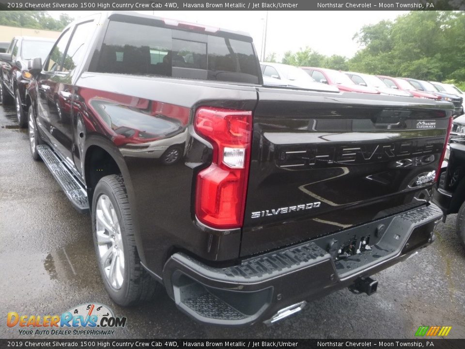 2019 Chevrolet Silverado 1500 High Country Crew Cab 4WD Havana Brown Metallic / Jet Black/Umber Photo #4