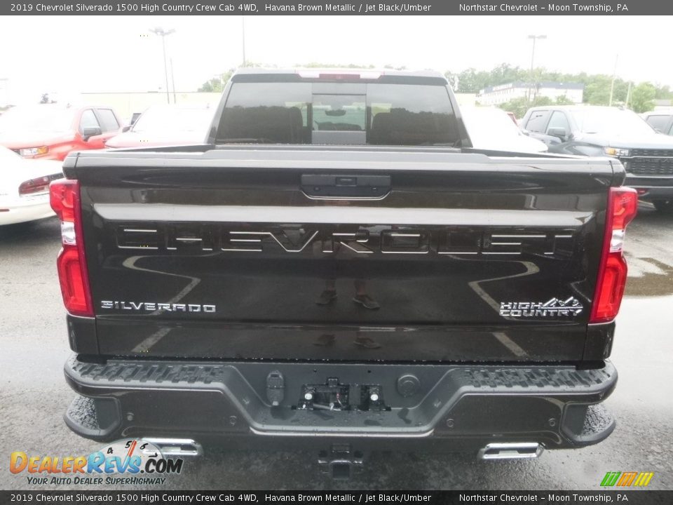 2019 Chevrolet Silverado 1500 High Country Crew Cab 4WD Havana Brown Metallic / Jet Black/Umber Photo #5