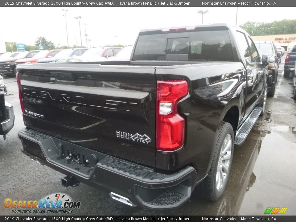 2019 Chevrolet Silverado 1500 High Country Crew Cab 4WD Havana Brown Metallic / Jet Black/Umber Photo #6